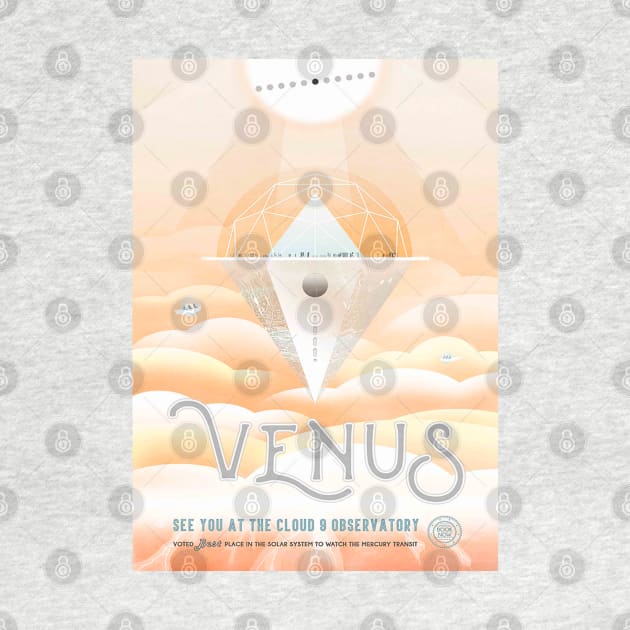 Venus - Space Travel Art Print by Culturio